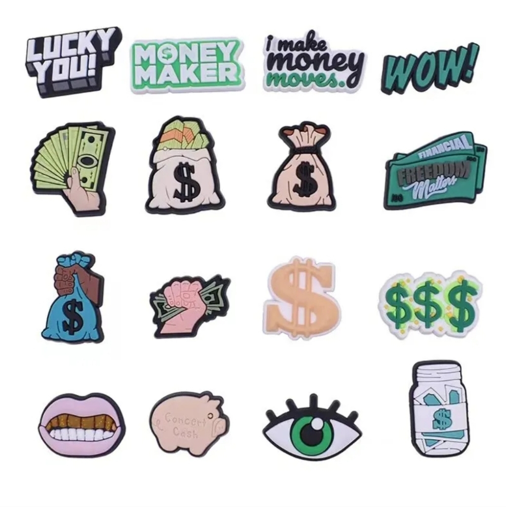 NEW 15pcs Croc Jibitz (charms)